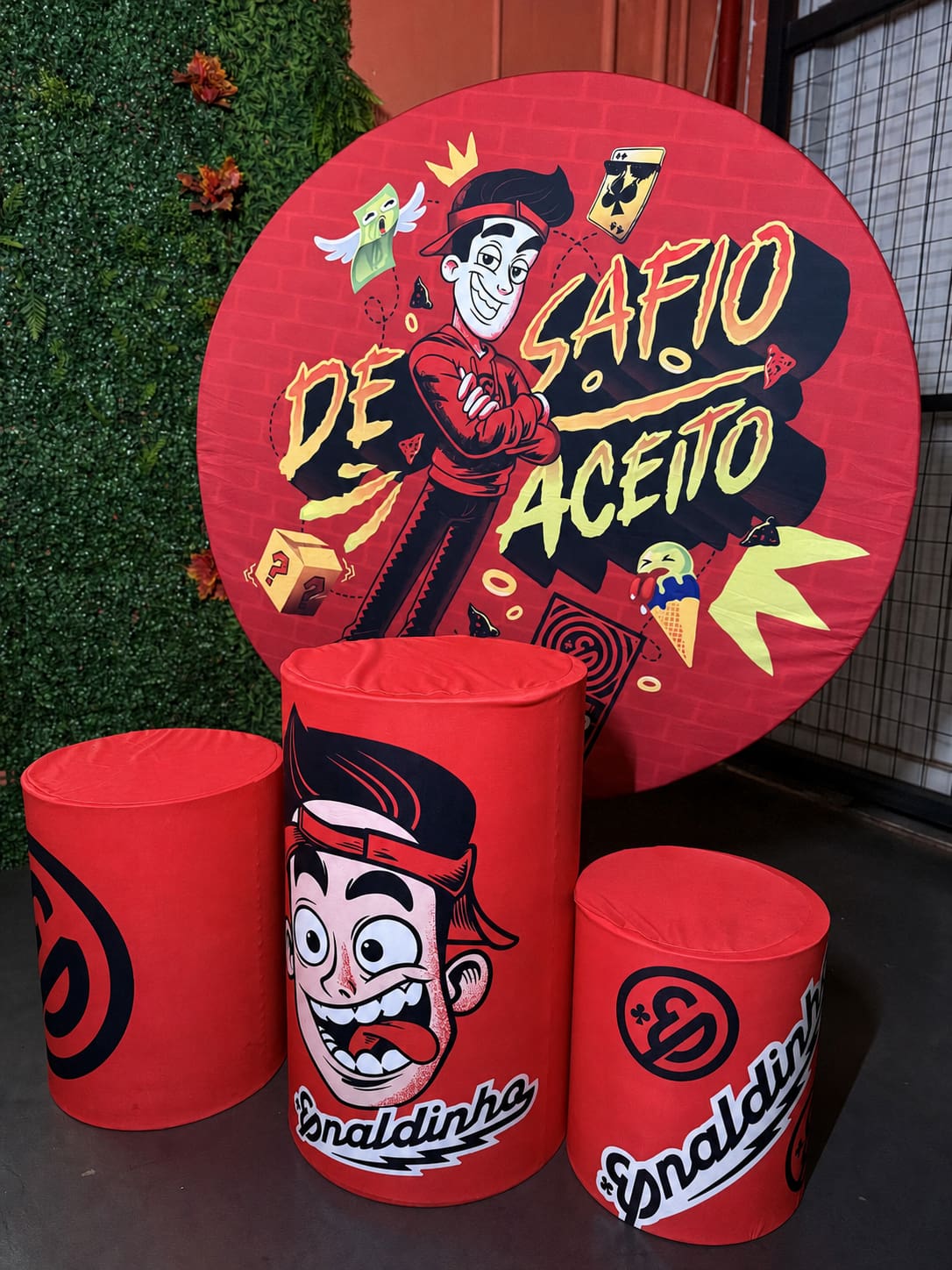 Decoração de festa temática Enaldinho no espaço kids